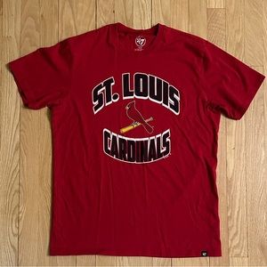 St. Louis Cardinals Men’s Short-Sleeved Red T-Shirt, Size M